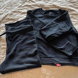 Frank & Eileen Boyfriend Sweatshirt and Joggers Set British navy